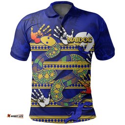 Naidoc Parramatta Eels Polo Shirt Aboriginal Patterns - Amazing Aussie