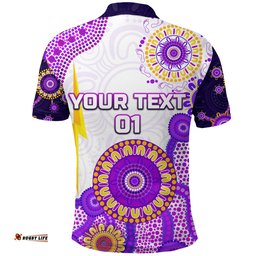 Custom Personalised Melbourne Storm Polo Shirt 2021 Indigenous - Latest Style, Custom Text And Number - Amazing Aussie