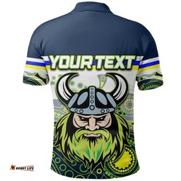 Custom Personalised Raiders Polo Shirt Personalise Style No.2 - Amazing Aussie