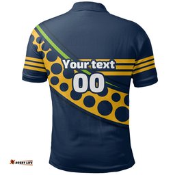 Custom Personalised Eels Rugby Polo Shirt Sport Style - Amazing Aussie