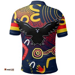 Adelaide Crows Polo Shirt Indigenous - Amazing Aussie
