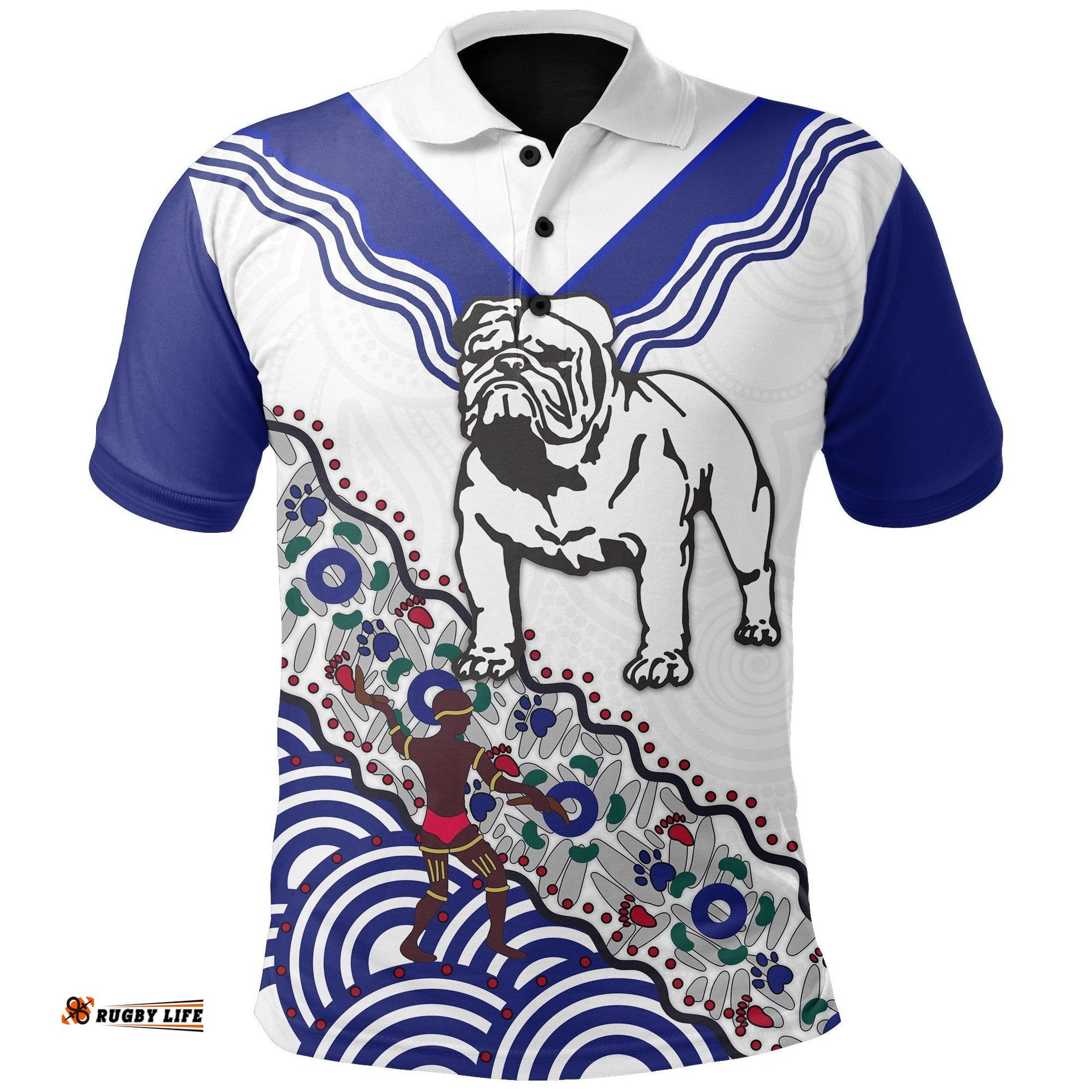 Bulldogs Polo Shirt Indigenous