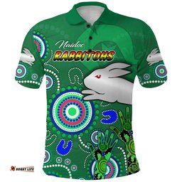 Naidoc Rabbitohs 2021 Polo Shirt Health Life - Amazing Aussie