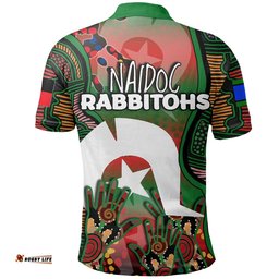 Naidoc Rabbitohs Polo Shirt Torres Strait Islander