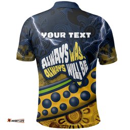 Custom Personalised Eels Rugby Naidoc Week Polo Shirt Aboriginal Power Style - Amazing Aussie