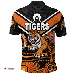 Wests Tigers Polo Shirt 2021 Naidoc - Amazing Aussie