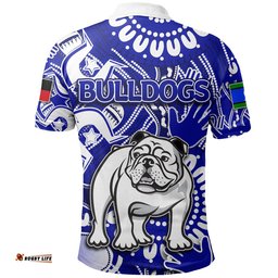 Naidoc Bulldogs Polo Shirt Naidoc Patterns - Amazing Aussie