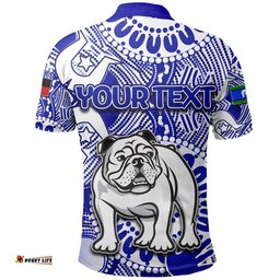 Custom PersonalisedNAIDOC Bulldogs Polo Shirt Naidoc Patterns No.2 - Amazing Aussie
