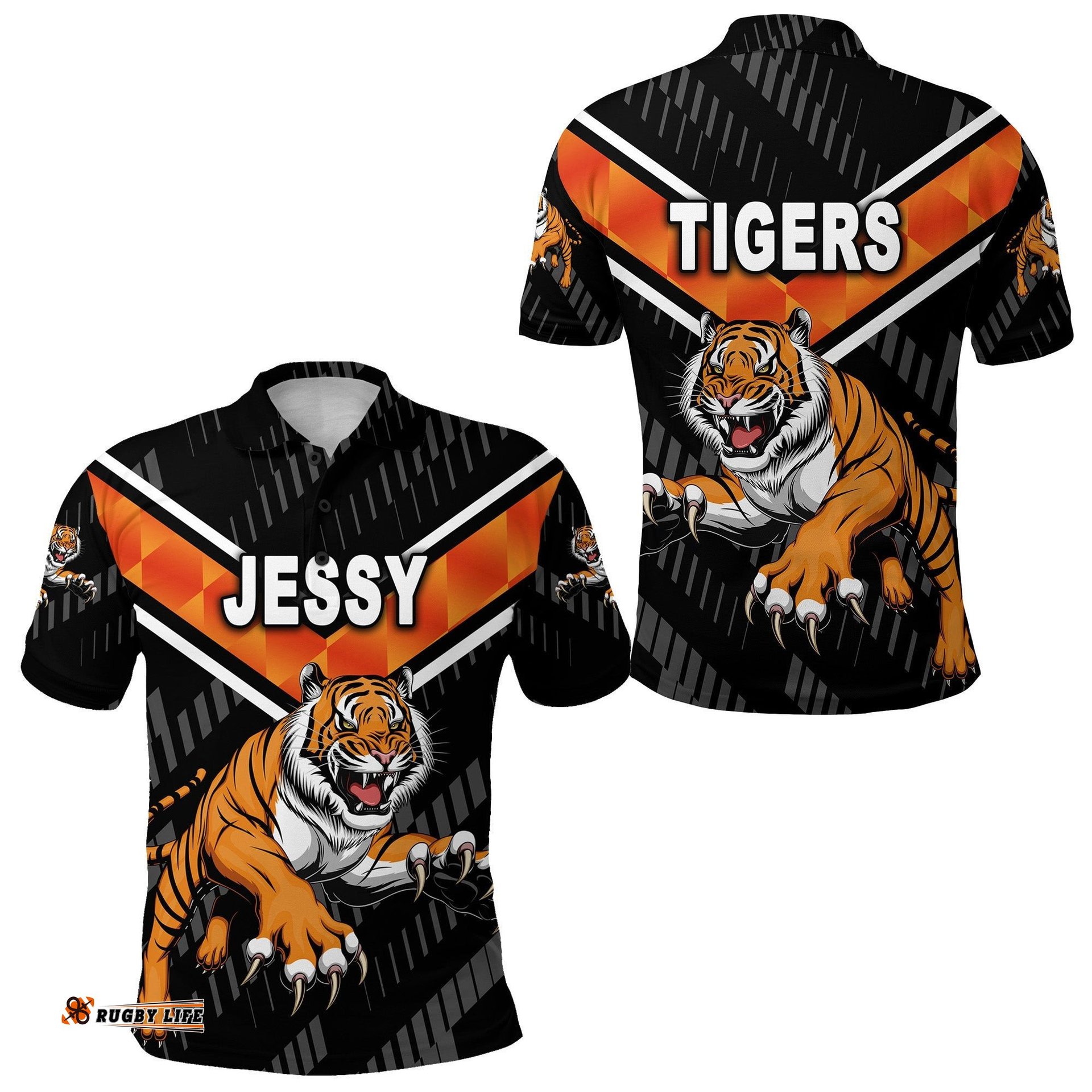 Jessy - Wests Tigers Polo Shirt 2021 Simple NO.1 - Amazing Aussie