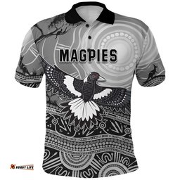 Magpies Lovers Polo Shirt New Life - Amazing Aussie