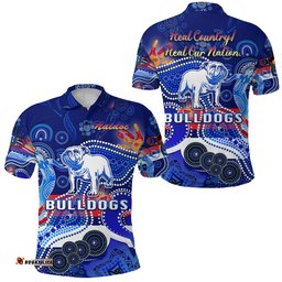 Western Polo Shirt Bulldogs Indigenous Naidoc Heal Country! Heal Our Nation - Amazing Aussie