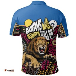 Brisbane Naidoc Week Polo Shirt Lions Sport Style - Ver.1 - Amazing Aussie