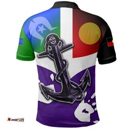 Naidoc Fremantle Polo Shirt Freo Flag - Amazing Aussie