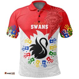 Custom Personalised Swans NAIDOC Week Polo Shirt Sydney Special Style - Amazing Aussie