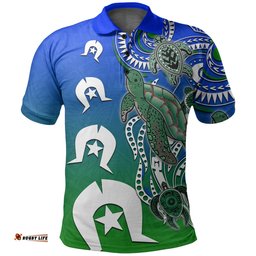 Custom Personalised Torres Strait Islanders Polo Shirt Turtle - Amazing Aussie