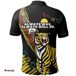 Richmond NAIDOC Week Polo Shirt Tigers Aboriginal Special Style - Amazing Aussie