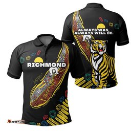Richmond NAIDOC Week Polo Shirt Tigers Aboriginal Special Style - Amazing Aussie