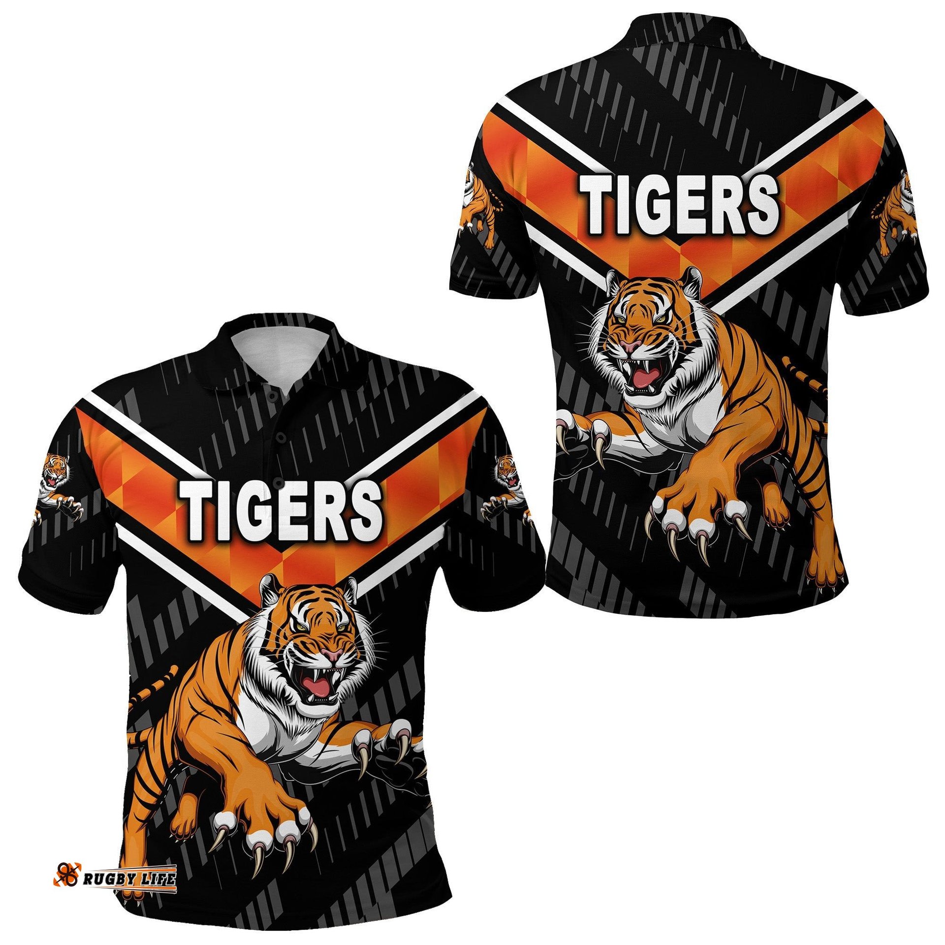 Wests Tigers Polo Shirt 2021 Simple NO.1 - Amazing Aussie
