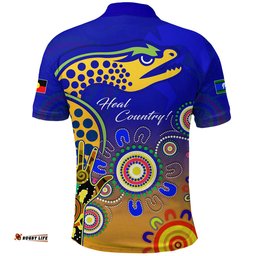 Custom Personalised Naidoc Eels 2021 Polo Shirt Health Life - Amazing Aussie
