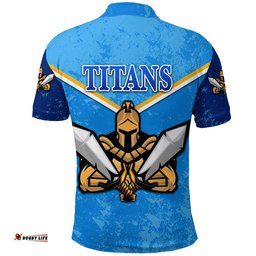 Gold Coast Titans Polo Shirt 2021 Gladiator Original Style NO.1 - Amazing Aussie