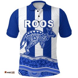 Roos Indigenous Polo Shirt North Melbourne Football - Amazing Aussie