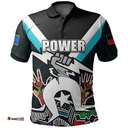 NAIDOC Port Adelaide Polo Shirt Torres Strait Islanders - Amazing Aussie