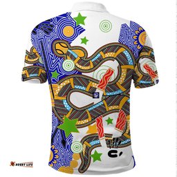 Eels Indigenous Polo Shirt Mix Star - Amazing Aussie
