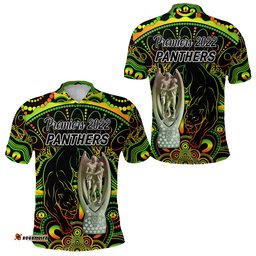 Penrith Panthers Polo Shirt 2022 Indigenous Premiers - Trophy - Amazing Aussie
