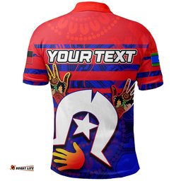 Custom Personalised NAIDOC Knights Polo Shirt Naidoc Patterns No.1 - Amazing Aussie