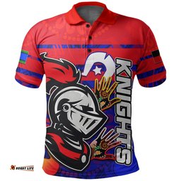 Custom Personalised NAIDOC Knights Polo Shirt Naidoc Patterns No.1 - Amazing Aussie