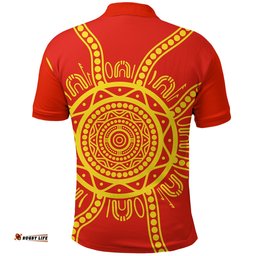 Suns Football Polo Shirt Simple Gold Coast - Amazing Aussie