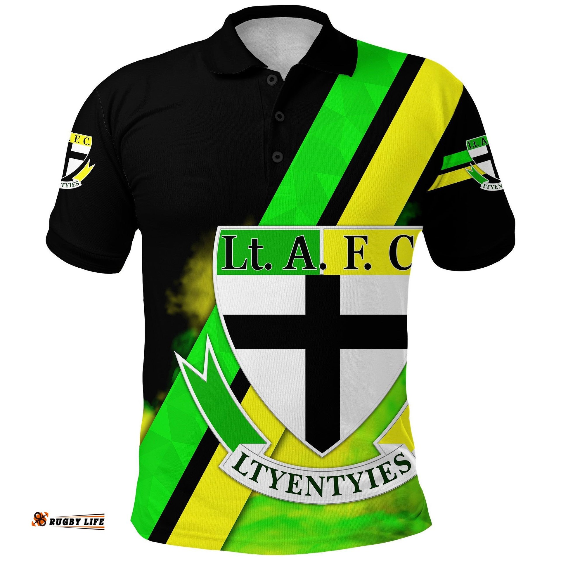 Lt. A. F. C - LTYENTYIES Polo Shirt AFL Northern Territory - Be Unique Version - Amazing Aussie