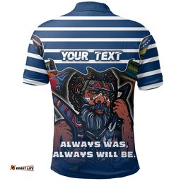 Custom Personalised Geelong NAIDOC Week Polo Shirt Cats Aboriginal Version Special - Amazing Aussie