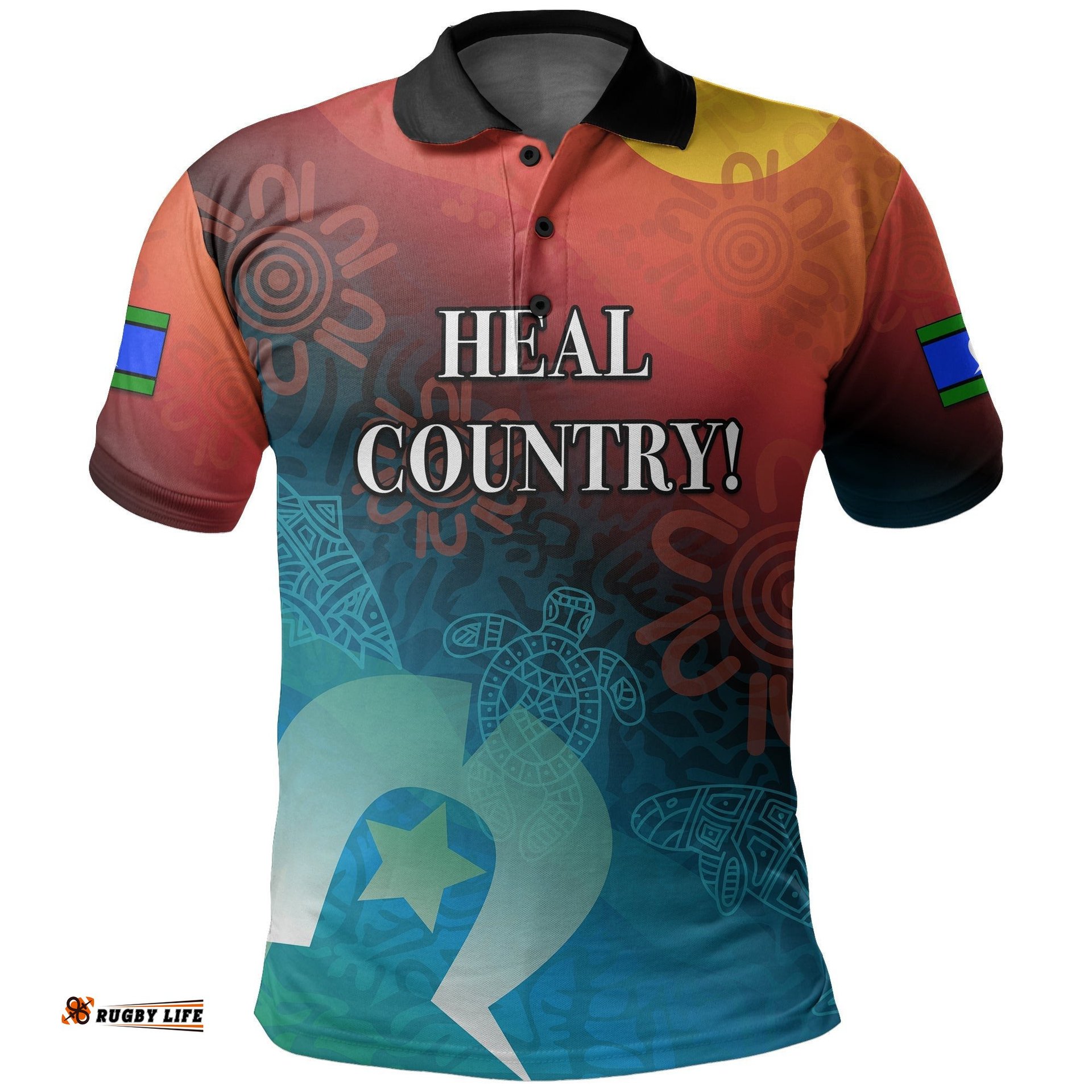 Custom Personalised Naidoc Week Polo Shirt Naidoc Theme 2021 No.2 - Amazing Aussie
