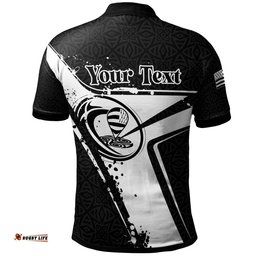 Custom Text Brittany Rugby Personalised Polo Shirts - Breizh Rugby - Amazing Aussie