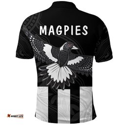 Magpies Indigenous Polo Shirt 2021 Heroic - Amazing Aussie