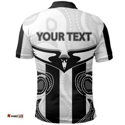 Custom Personalised Yuendumu Magpies Polo Shirt - Amazing Aussie