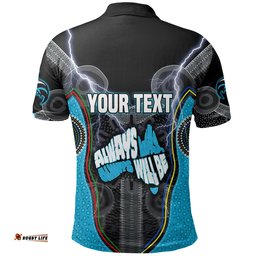 Custom Personalised Cronulla-Sutherland Sharks Polo Shirt NAIDOC Week Special Style - Amazing Aussie