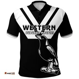 Custom Personalised Western Suburbs Magpies Polo Shirt the One and Only - Amazing Aussie