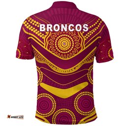 Broncos Indigenous Polo Shirt - Amazing Aussie