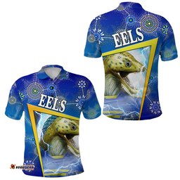Parramatta Eels Polo Shirt 2021 Indigenous Limited Version - Amazing Aussie