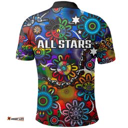 Australia Indigenous Naidoc Week Polo Shirt All Stars - Amazing Aussie