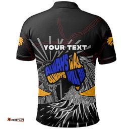 Custom Personalised West Coast Eagles NAIDOC Week Polo Shirt Aboriginal Special Version - Amazing Aussie