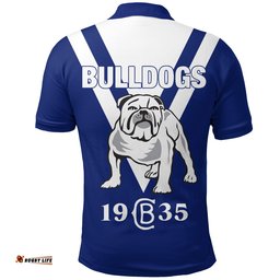 Canterbury-Bankstown Bulldogs Blue Polo Shirt - - Amazing Aussie