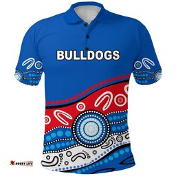 Bulldogs Indigenous Polo Shirt Western - Amazing Aussie