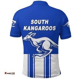 South Alice Football Club Polo Shirt South Kangaroos Original - Blue - Amazing Aussie