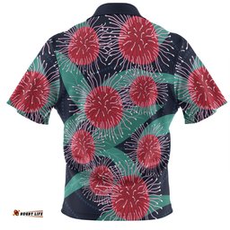 Amazing Aussie Australia Aboriginal Australian Hakea Flower Artwork Polo Shirt