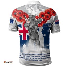 Amazing Aussie Australia Anzac Anzac Soldier Polo Shirt