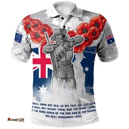 Amazing Aussie Australia Anzac Anzac Soldier Polo Shirt