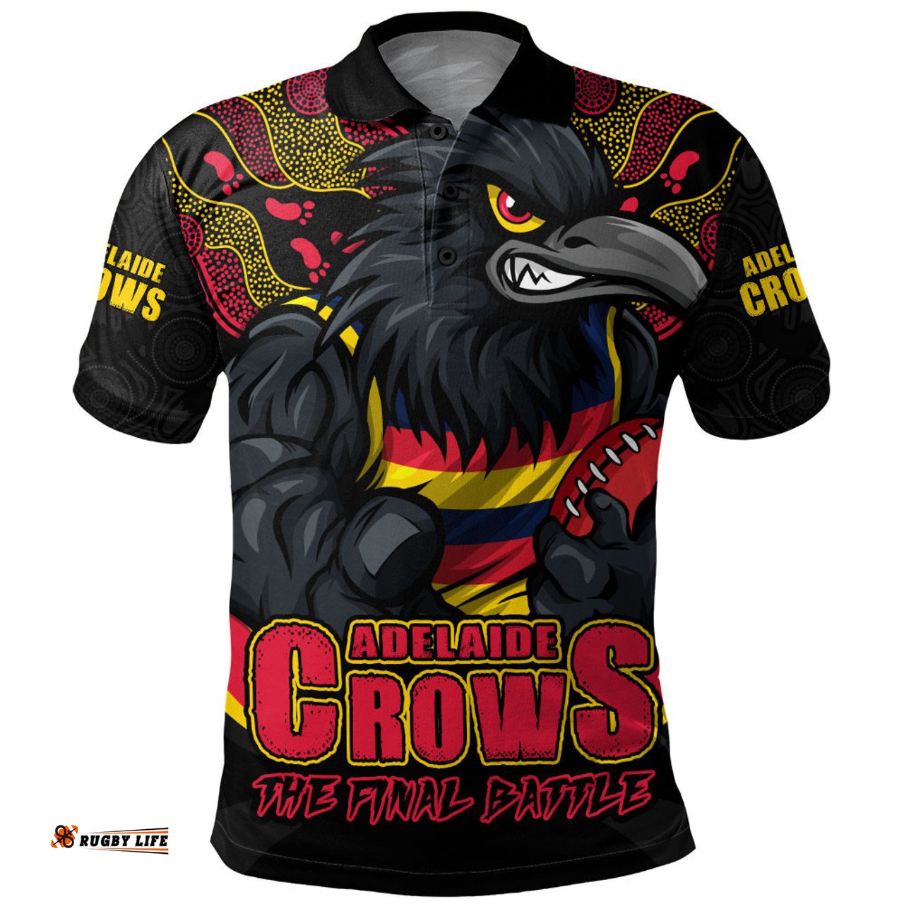 Amazing Aussie Adelaide Crows Final Clash Battle Edition Polo Shirt